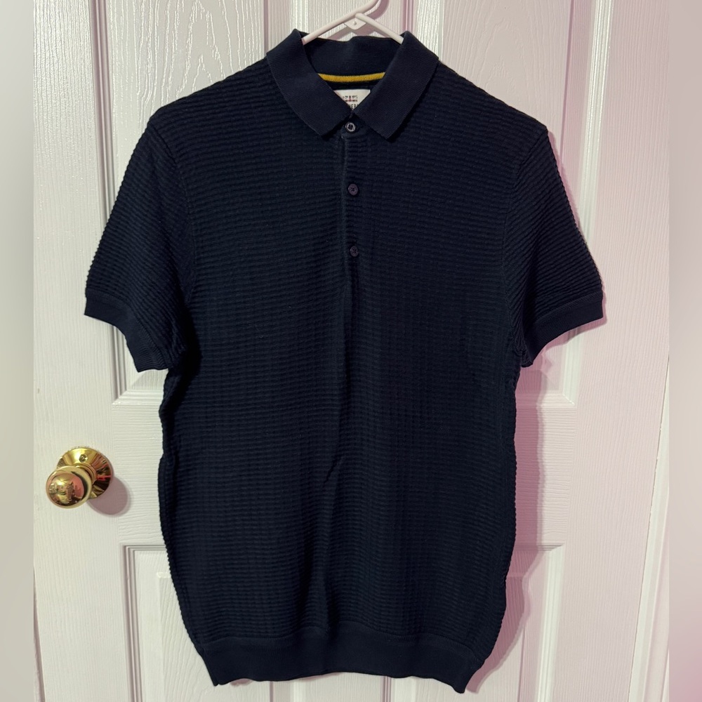 Ben Sherman Dark Blue Knit Shirt